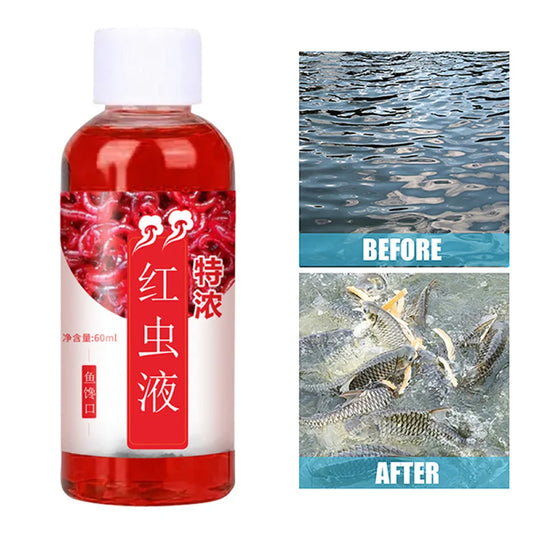 Liquid Blood Worm Scent Fish Attractant Concentrated Red Worm Liquid Fish Bait Additive