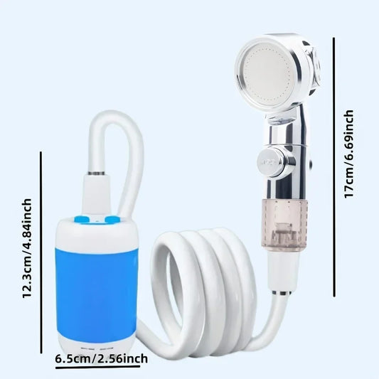 Portable USB Rechargeable shower head, Multi-Purpose Watering System