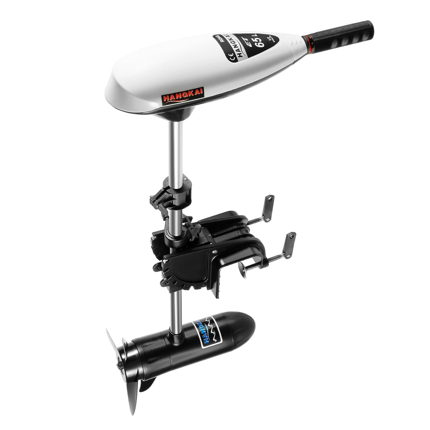 660W 12V Electric Outboard Engine 65lb Thrust Trolling Motor Fishing Boat Engine Telescopic Handle Marine Outboard Motor 1420RPM