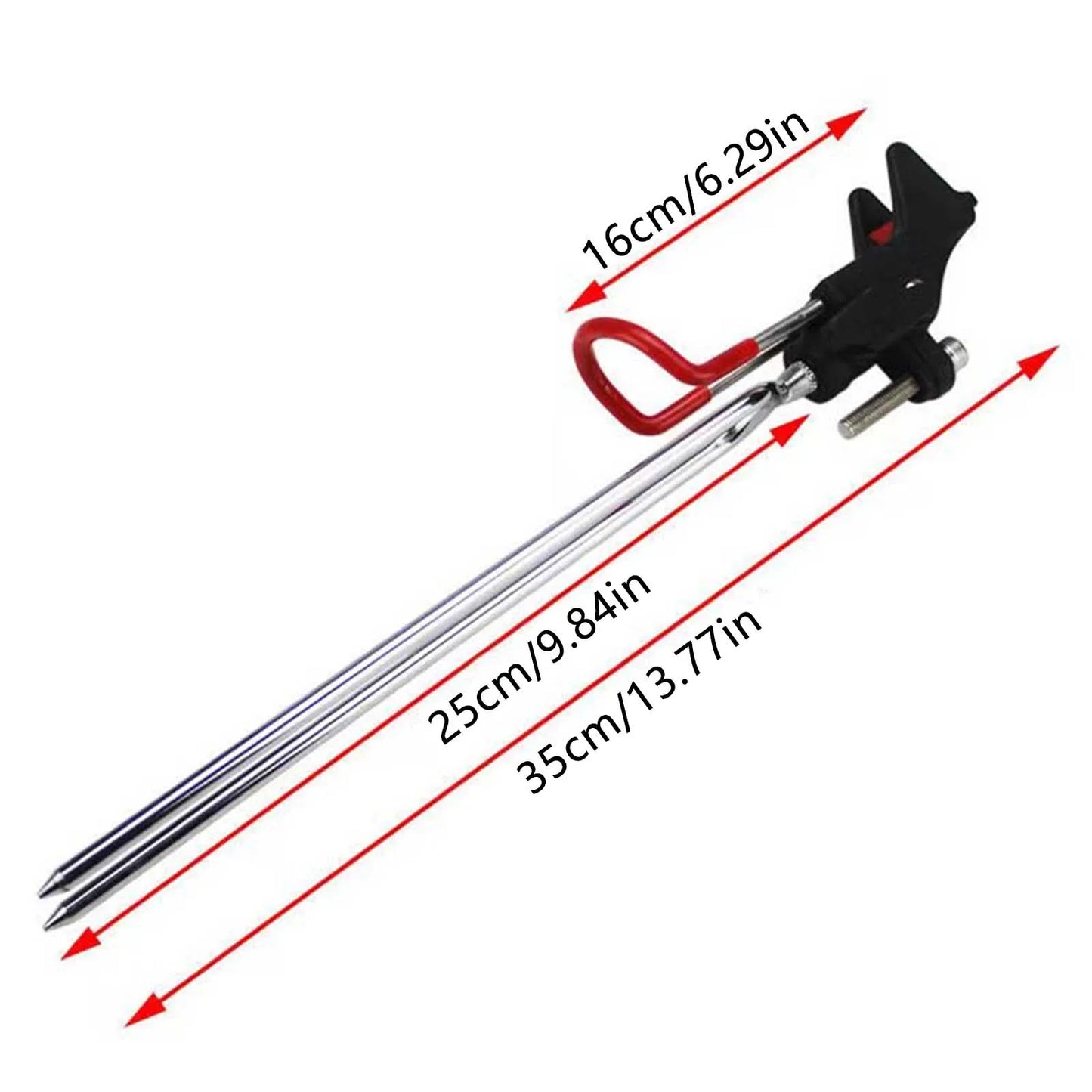 Fishing Pole Holders for Ground 360 Degree Adjustable Universal Fishing Pole Stand Equipment Suitable for Relax Your Hands