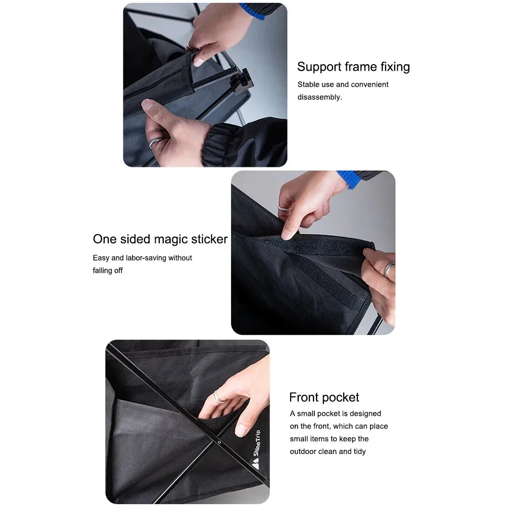 Outdoor Camping Folding Storage Bag Large Table Accessories