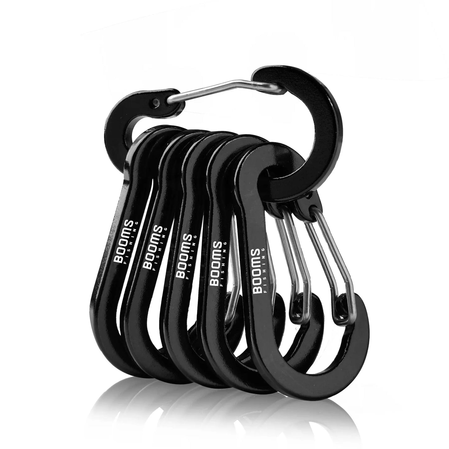 6Pcs Aluminum Alloy Carabiner Keychain Outdoor Camping Climbing Snap Clip