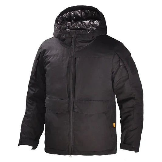 Hiking Tactical Jacket Men Winter Heating Jackets Windproof Warm Hooded Coat Windbreaker Hunting Camping Coats