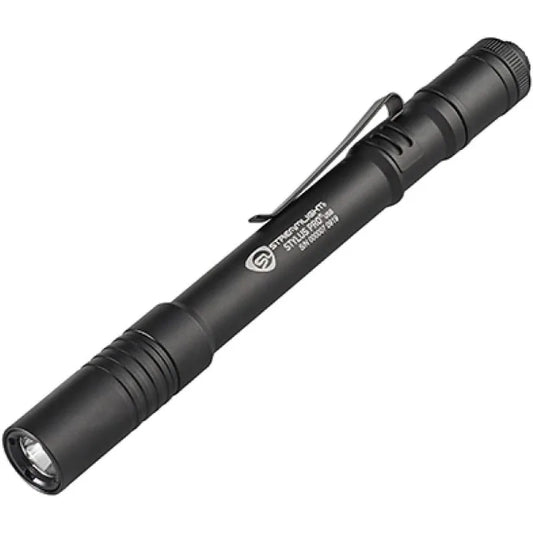 Stream light USB 350-Lumen Rechargeable Penlight with USB Cord & Nylon Holster, Black
