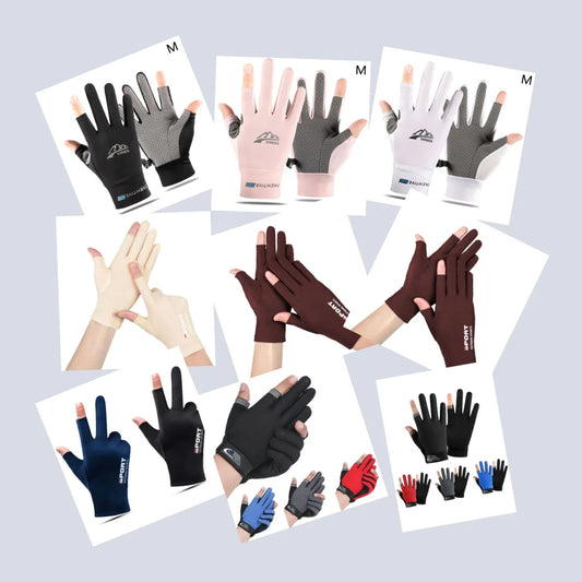 Men Women Fishing Gloves Spring Breathable Cycling Sport Gloves Fishing Winter Warm Workout Gloves
