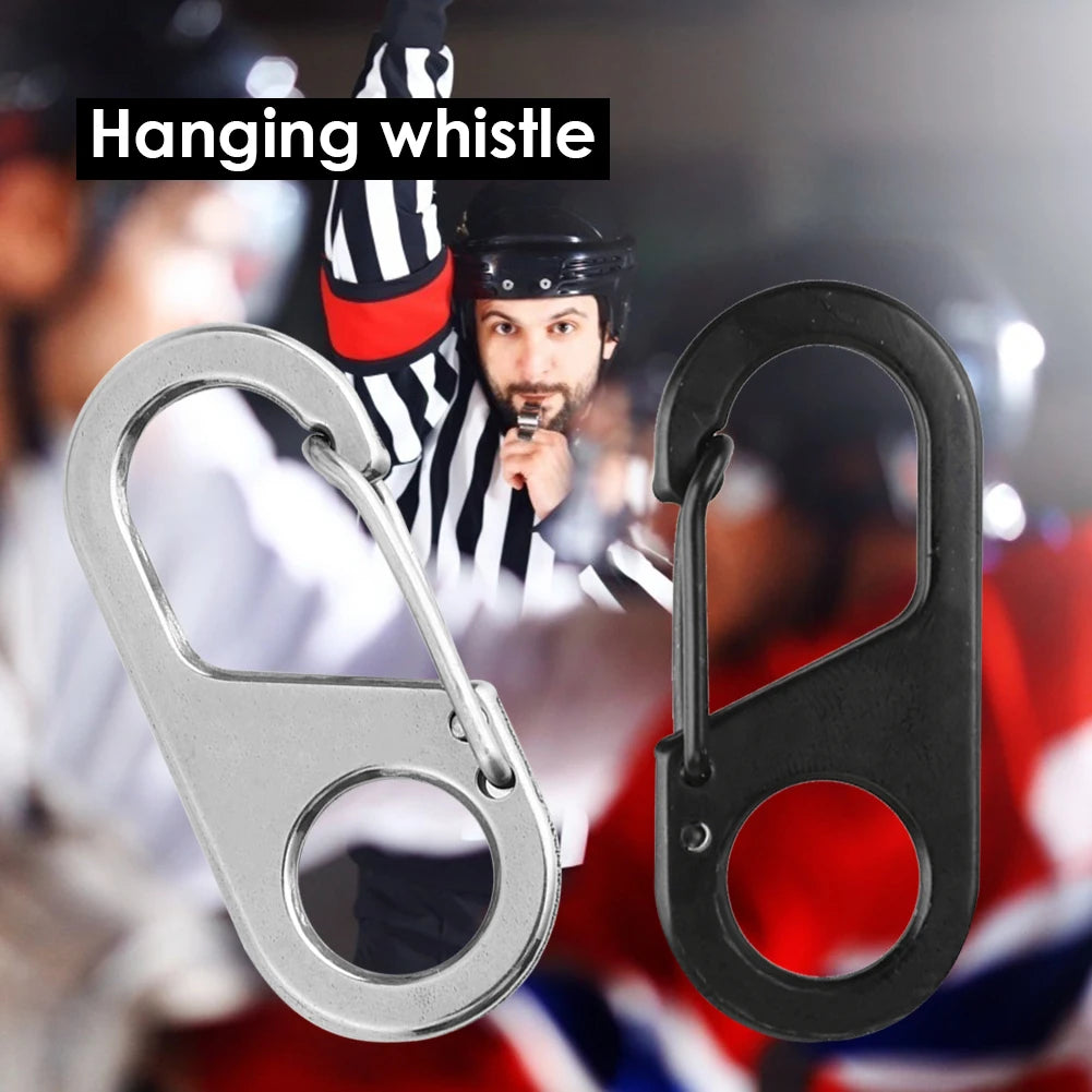 8-shaped Backpack Hook Buckle 440 Stainless Steel Mini Key Chain Carabiners Lightweight Wear-resistant for Travel Climbing