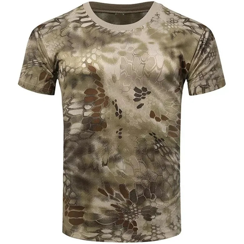 Men's Camo 3d Printed Shirt Outdoor Sports Casual Comfortable Clothing