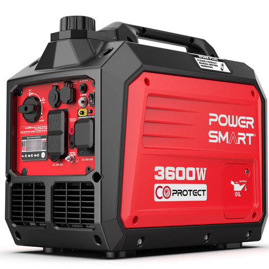 Portable Inverter Generator, Gas Powered
