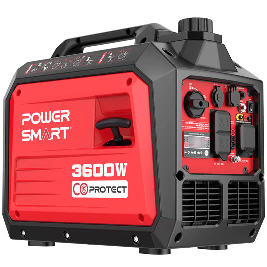 Portable Inverter Generator, Gas Powered
