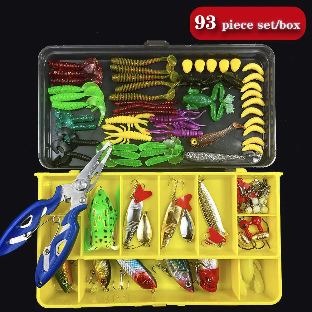 Hard Metal Bait  With Box Accessories Silicone Lures