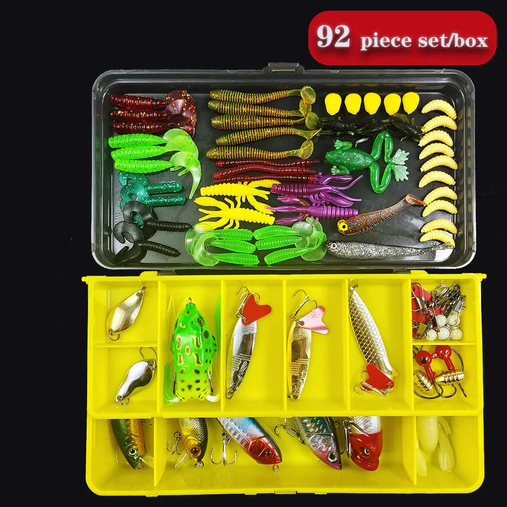 Hard Metal Bait  With Box Accessories Silicone Lures