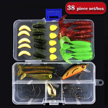 Hard Metal Bait  With Box Accessories Silicone Lures