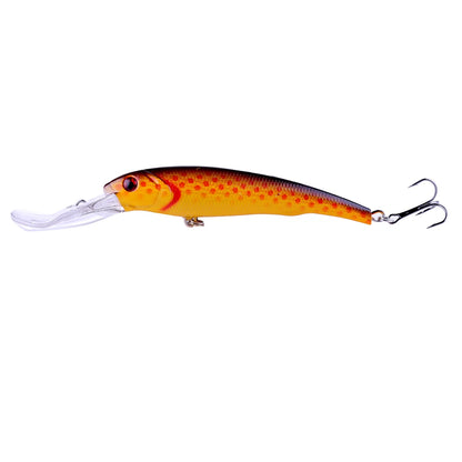 Hengjia 16.5cm 28g Big Minnow Lure Trolling Bait Artificial Wobblers  Deep Diving Sea Fishing Tackle Bass Pike Crankbaits