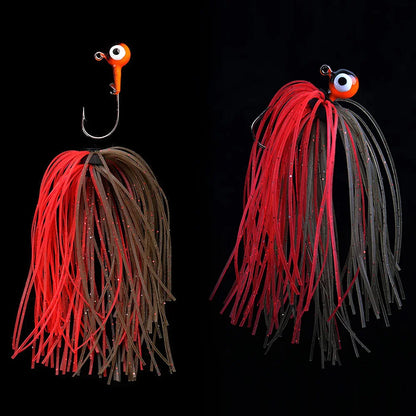 24/48Pcs Silicone Jig Skirts lure for Spinnerbaits Buzz baits