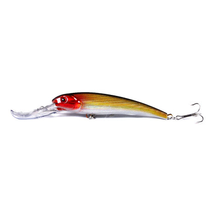 Hengjia 16.5cm 28g Big Minnow Lure Trolling Bait Artificial Wobblers  Deep Diving Sea Fishing Tackle Bass Pike Crankbaits