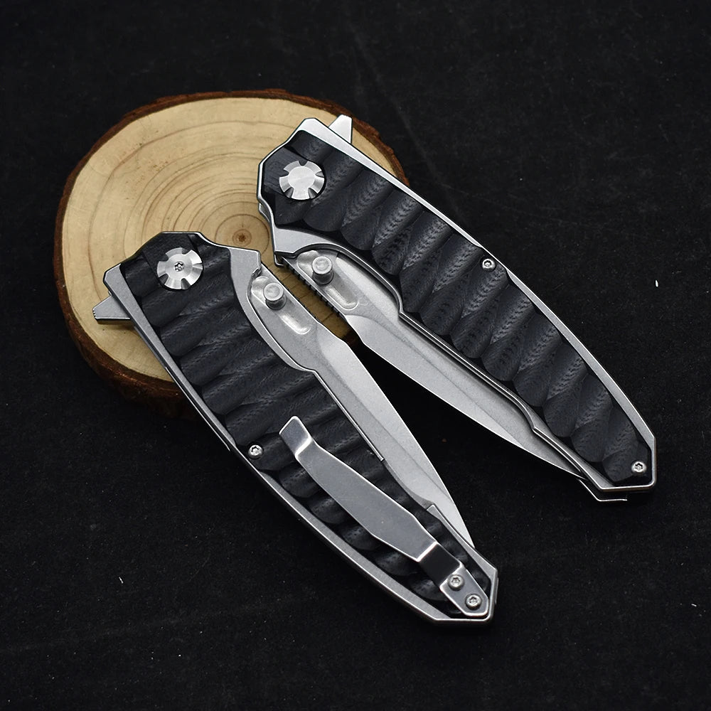 Steel Folding Knife Outdoor Camping Survival Hunting Knife