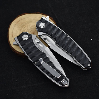 Steel Folding Knife Outdoor Camping Survival Hunting Knife