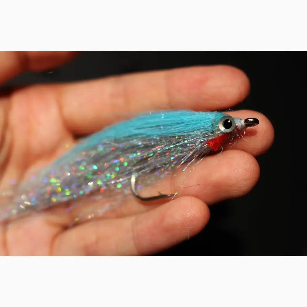 High Carbon Hook Silver Salmon Trout Sea Bass Steelhead Minnow Fly Fishing Flies Lure Set