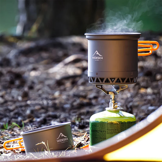 Cookware Outdoor Cooking Set Heat Cooker Travel Tableware Pot Kettle