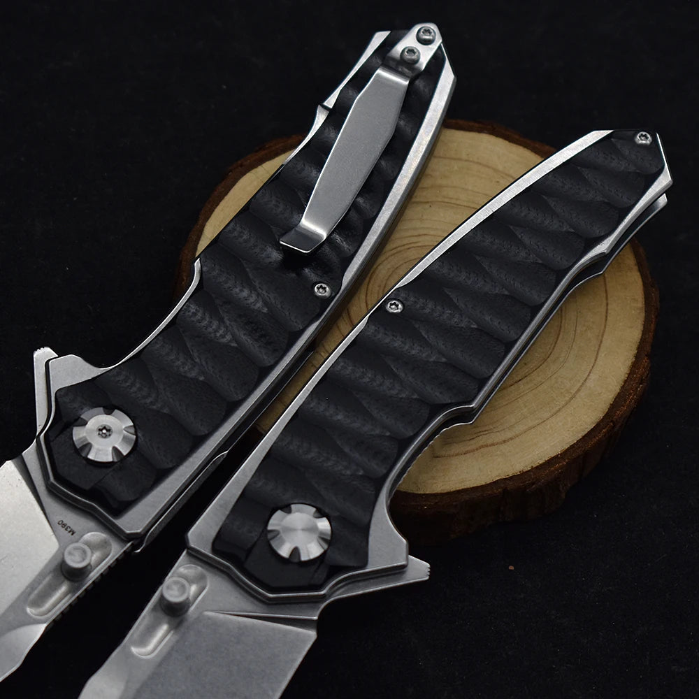 Steel Folding Knife Outdoor Camping Survival Hunting Knife