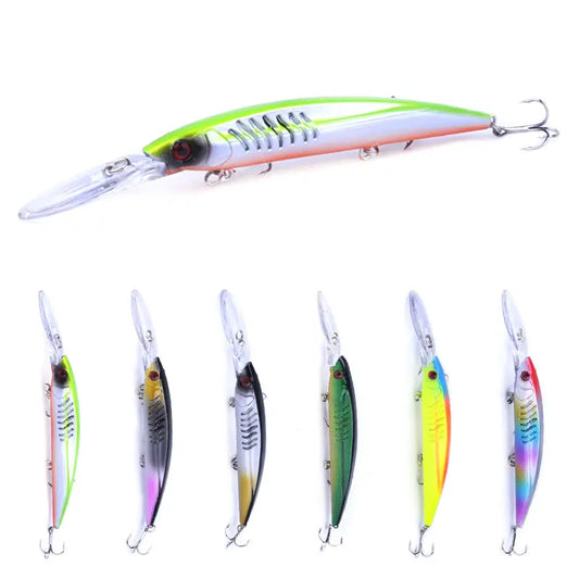 14.5cm 12g  Fishing Lure Minnow Wobblers Hard Bait For Freshwater Bass Carp Pike Tackle Isca Pesca Artificial Bait