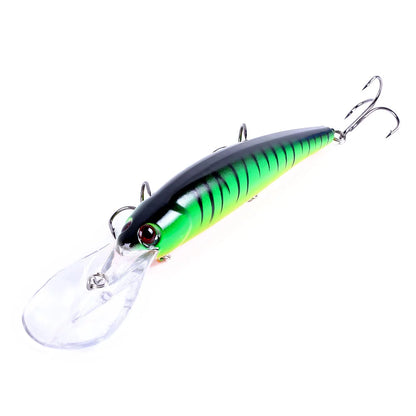 16.5cm 21g 6# Hook Deep Diving Large Minnow Wobbler Lure Artificial Hard Bait Crankbait Bass Pike Walleye Perch Fishing Gear