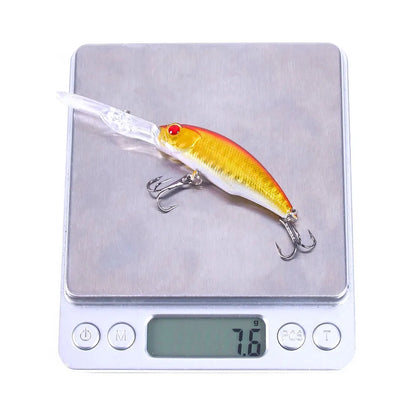 HENGJIA 1pcs Minnow Fishing Wobbler Trolling Lure 10cm 7g Crankbait Artificial Hard Plastic Bait Fishing Tackle Carp Pike