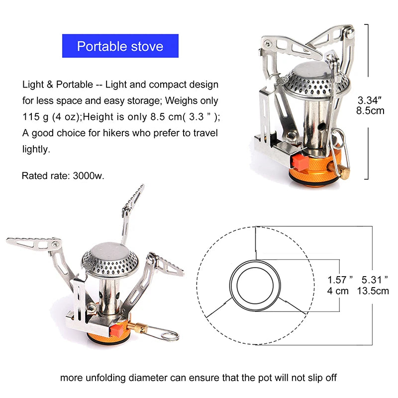 Camping Cookware Set Outdoor Tableware Equipment Supplies