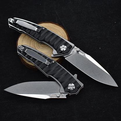 Steel Folding Knife Outdoor Camping Survival Hunting Knife