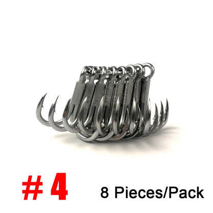Treble Fishing Hooks  Sea Fishing Accessories Anti-Rust Coating Triple Anchor Hooks For Carp