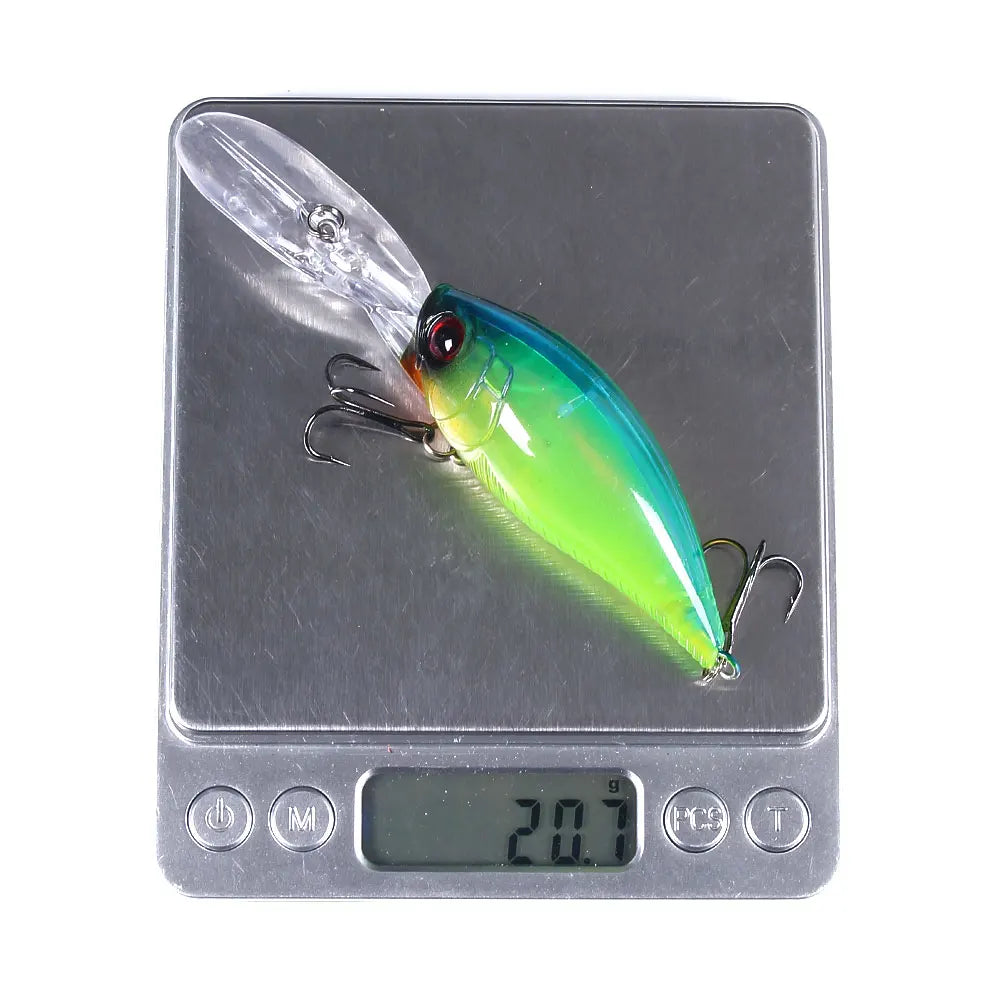 1Pcs Crank Fishing Lure Bait Wobbler 20.5g 12.5cm Minnow Isca Artificial Lures Crankbait Leurre de Bass Pike Trolling Tackle