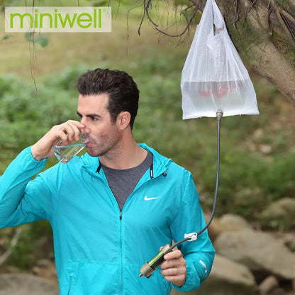Miniwell Portable Camping  2000 Liters Filtration Capacity