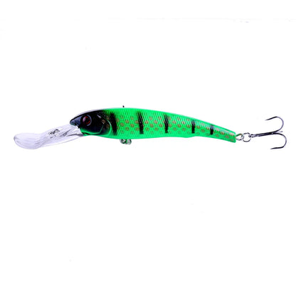 Hengjia 16.5cm 28g Big Minnow Lure Trolling Bait Artificial Wobblers  Deep Diving Sea Fishing Tackle Bass Pike Crankbaits