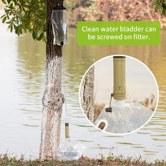 Outdoor Gravity Water Filter System