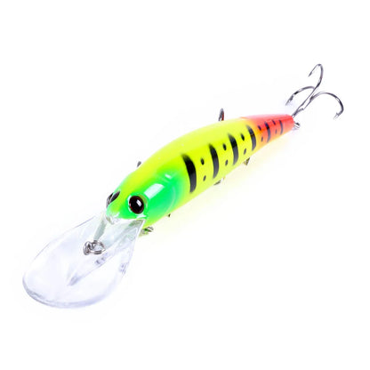 16.5cm 21g 6# Hook Deep Diving Large Minnow Wobbler Lure Artificial Hard Bait Crankbait Bass Pike Walleye Perch Fishing Gear
