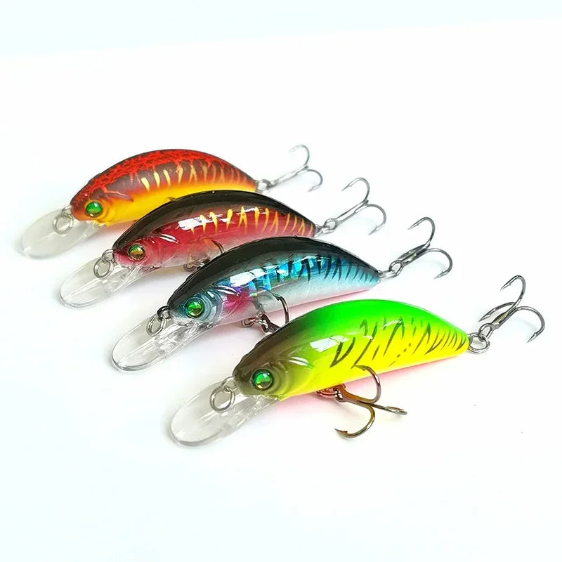 1 OUTKIT 2022 NEW Arrive Deep Water Small Lures Fishing Lure 4.7g 45mm Floating Minnow Mini Hard Bait for Perch Trout Bass