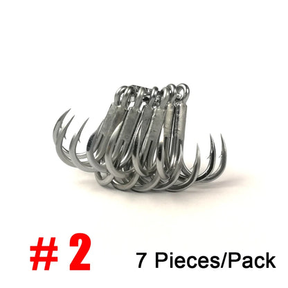Treble Fishing Hooks  Sea Fishing Accessories Anti-Rust Coating Triple Anchor Hooks For Carp