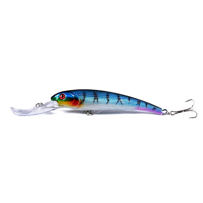 Hengjia 16.5cm 28g Big Minnow Lure Trolling Bait Artificial Wobblers  Deep Diving Sea Fishing Tackle Bass Pike Crankbaits