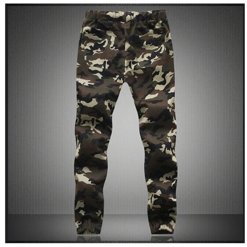M-5X 2025 Mens Jogger Autumn Pencil Harem Pants Men Camouflage Military Pants Loose Comfortable Cargo Trousers Camo Joggers