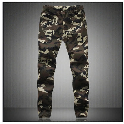 M-5X 2025 Mens Jogger Autumn Pencil Harem Pants Men Camouflage Military Pants Loose Comfortable Cargo Trousers Camo Joggers