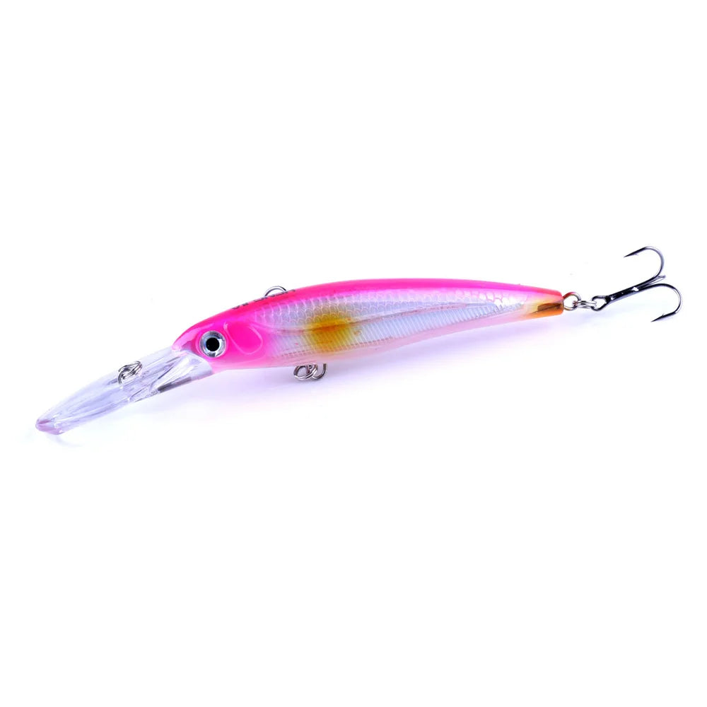 HENGJIA 1pcs Fishing Lures 170mm 30g Plastic Hard Bait Minnow Wobblers For Trolling Lure Bass Crank Bait isca fishing tackles