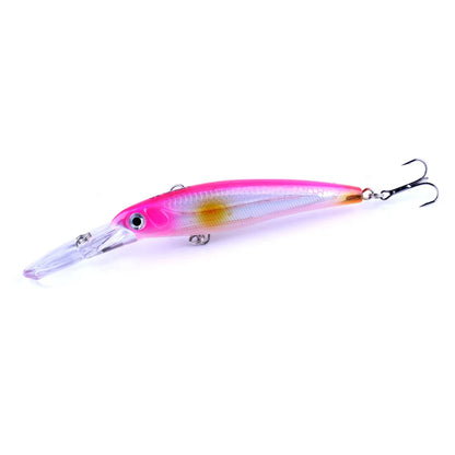 HENGJIA 1pcs Fishing Lures 170mm 30g Plastic Hard Bait Minnow Wobblers For Trolling Lure Bass Crank Bait isca fishing tackles