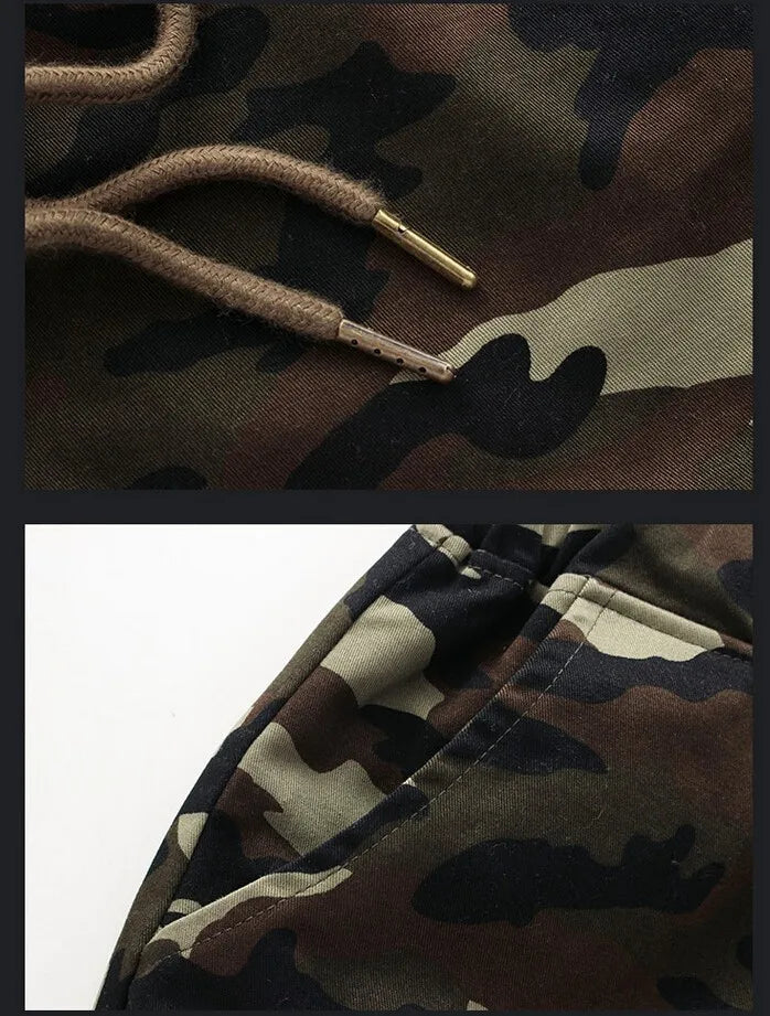 M-5X 2025 Mens Jogger Autumn Pencil Harem Pants Men Camouflage Military Pants Loose Comfortable Cargo Trousers Camo Joggers