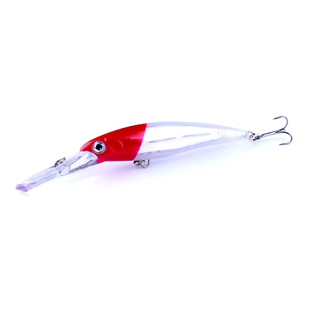 HENGJIA 1pcs Fishing Lures 170mm 30g Plastic Hard Bait Minnow Wobblers For Trolling Lure Bass Crank Bait isca fishing tackles
