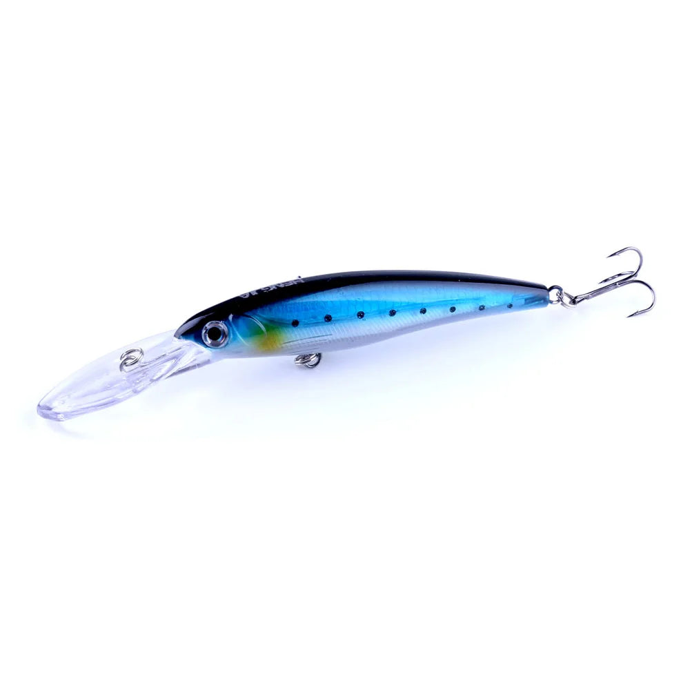 HENGJIA 1pcs Fishing Lures 170mm 30g Plastic Hard Bait Minnow Wobblers For Trolling Lure Bass Crank Bait isca fishing tackles