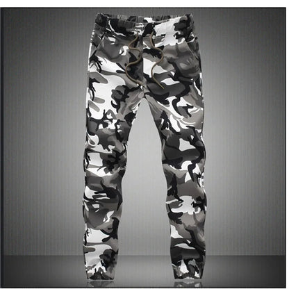 M-5X 2025 Mens Jogger Autumn Pencil Harem Pants Men Camouflage Military Pants Loose Comfortable Cargo Trousers Camo Joggers