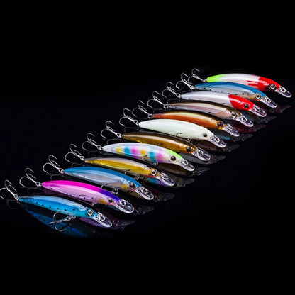 1PCS 11cm 14g Fishing Lure Hard Bait Fish Minnow Luminous Artificial Baits Fishing Wobbler Japan Pesca Lure Crankbait Kosadaka
