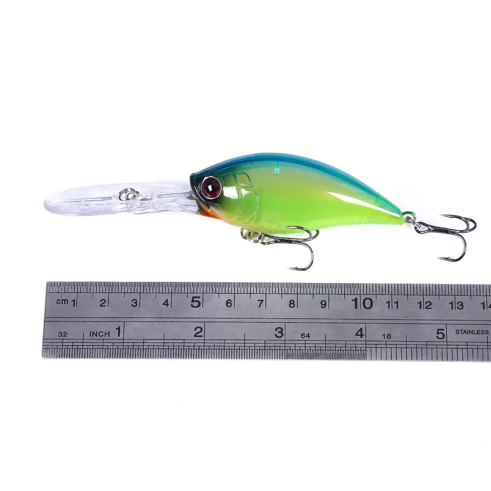 1Pcs Crank Fishing Lure Bait Wobbler 20.5g 12.5cm Minnow Isca Artificial Lures Crankbait Leurre de Bass Pike Trolling Tackle