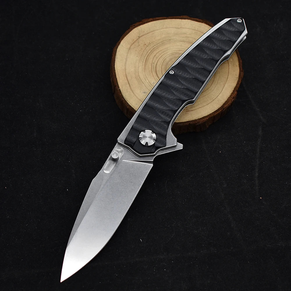 Steel Folding Knife Outdoor Camping Survival Hunting Knife