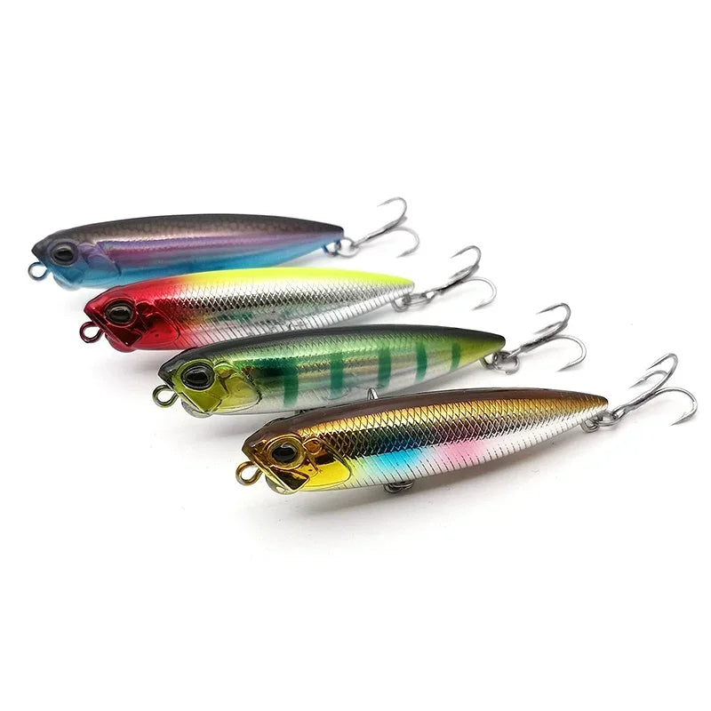 1 1PCS 6.5cm 5.8g Floating Pencil Fishing Lure Top Water Dogs Hard Lures Baits Wobbler Artificial Hard Bait Fishing Tackle Pesca